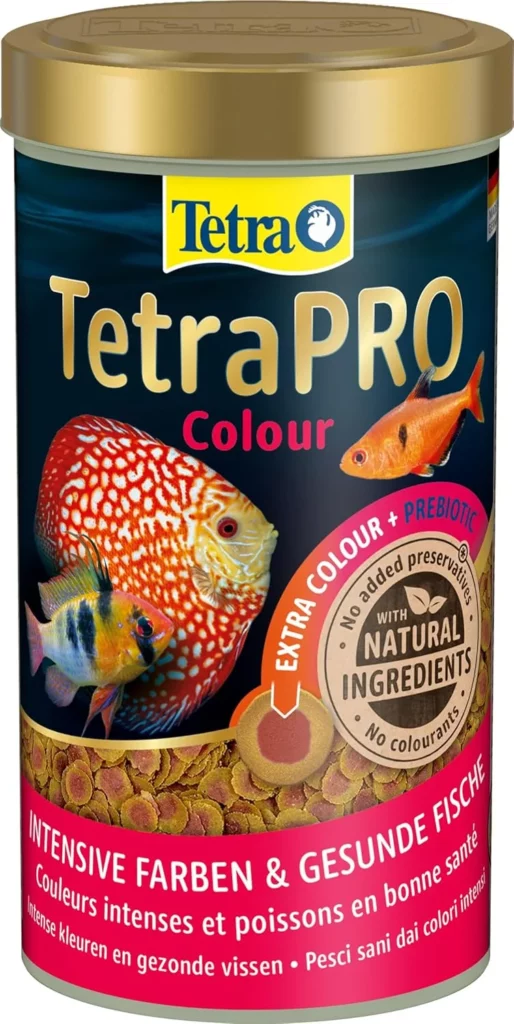 Comida tetra pro colour potenciar el color del medaka